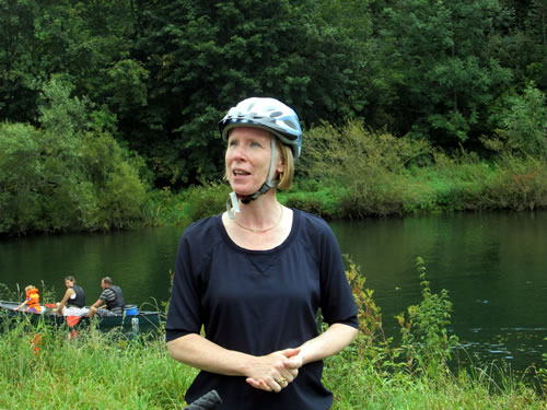 Kunst am Fluss Abschiedsradtour